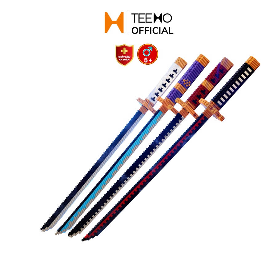 Mô hình lắp ráp kiếm katana zoro kimetsu no yaiba teemo lg 42 - ảnh sản phẩm 1