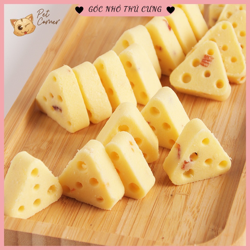 Phô mai siêu thơm ngon, béo ngậy, giàu dinh dưỡng cho chó mèo, chuột hamster