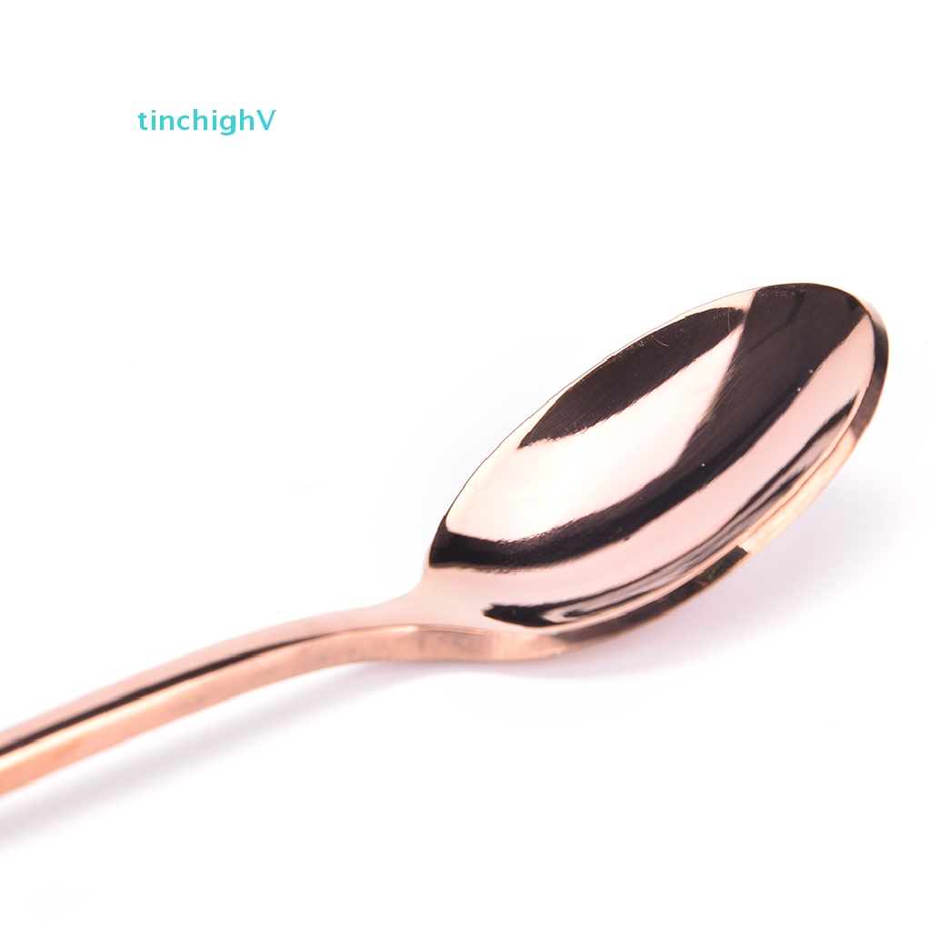 Muỗng Cà Phê Bằng Thép Không Gỉ Cán Dài Tiện Dụng