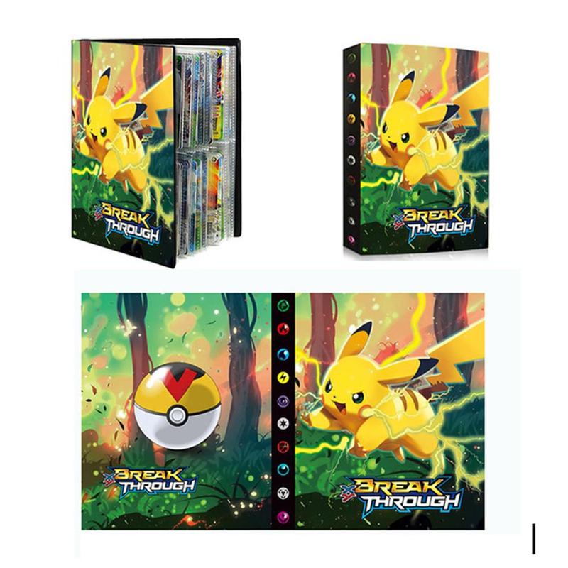 Sổ đựng thẻ bài pokemon 432 lá 9 ngăn họa tiết hoạt hình dành cho trẻ em