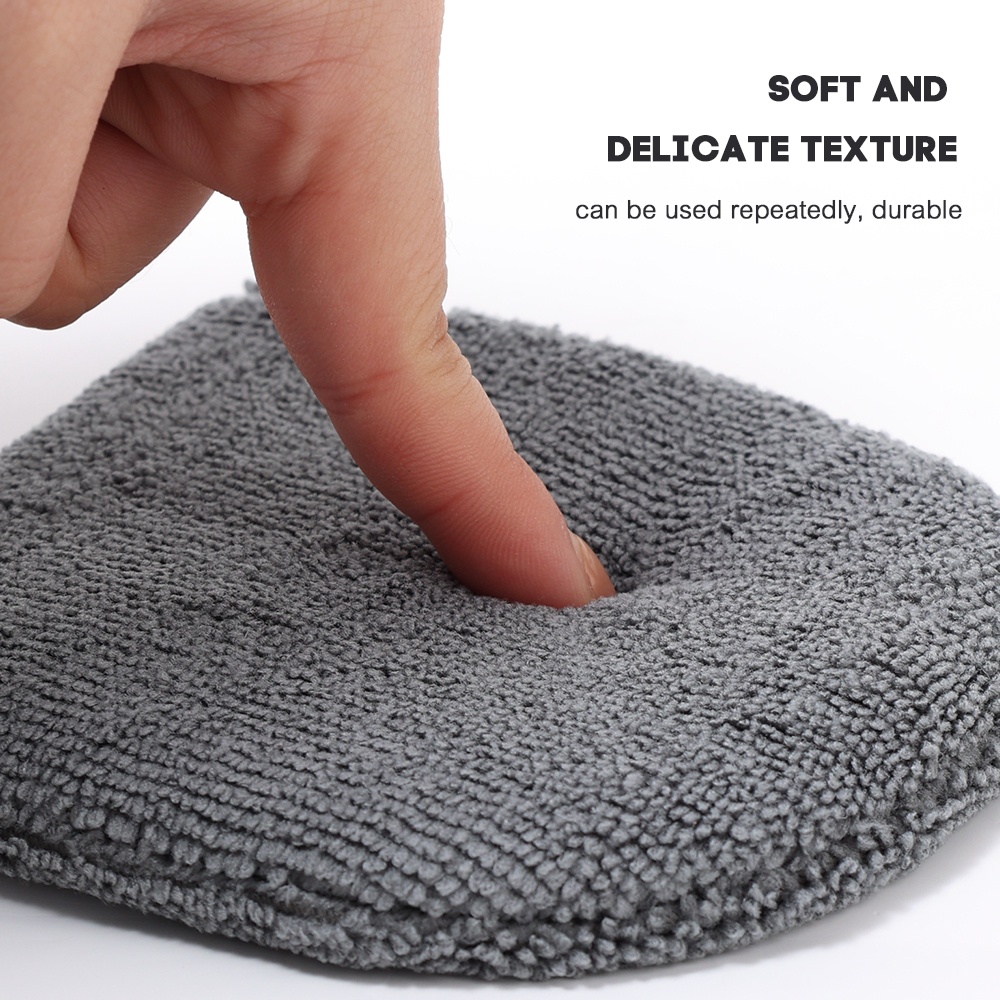 Mút Rửa Xe Hơi Có Túi Đựng Bằng Sợi Microfiber Mềm Mại Tiện Dụng