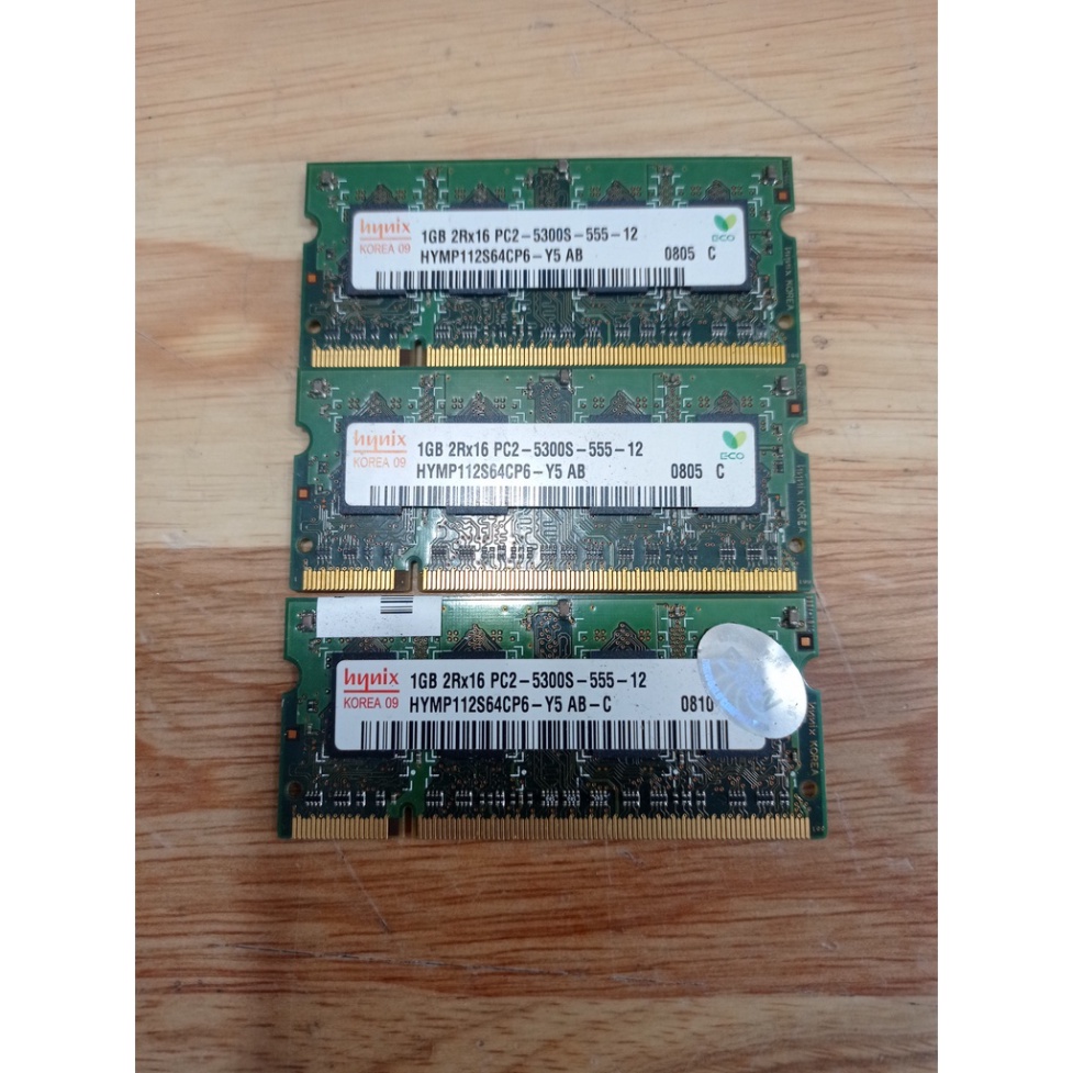 Ram laptop ddr2 1gb - 2gb hàng tháo máy