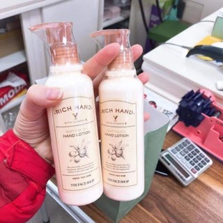 (date 10/2028) Sữa Dưỡng Da Tay Rich Hand V Soft Touch Hand Lotion