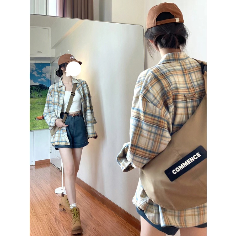 Áo sơ mi nữ NRVP tay dài phong cách thời trang Hàn Quốc