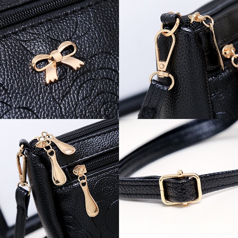 M97-Túi Xách Da PU Mềm Nhiều Ngăn Phong Cách Retro Thanh Lịch Cho Nữ