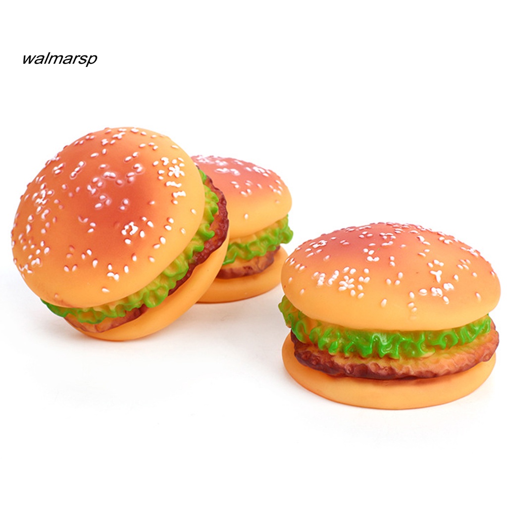 Đồ Chơi Nhai Gặm Hình Hamburger Mini Co Giãn Tốt Độc Đáo Trang Trí Nhà Cửa