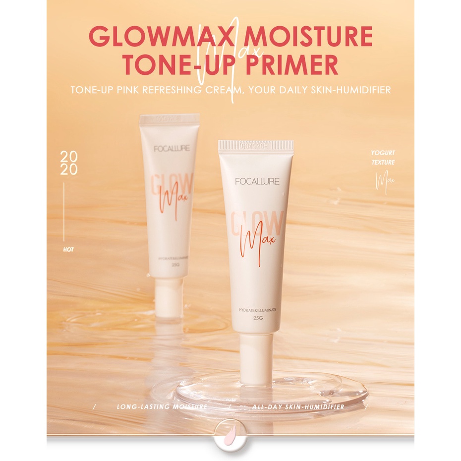 Kem lót FOCALLURE 25g trang điểm Gel Lót  kiềm dầu nâng tông che lỗ chân lông làm mịn da FA138-02