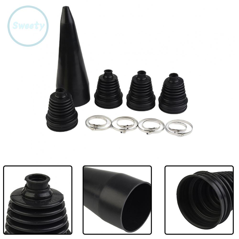 【SWTDRM】Rubber Sleeve New Hot Constant Velocity CV Boot Cone Stretch 4pcs Useful-【Sweetdream】