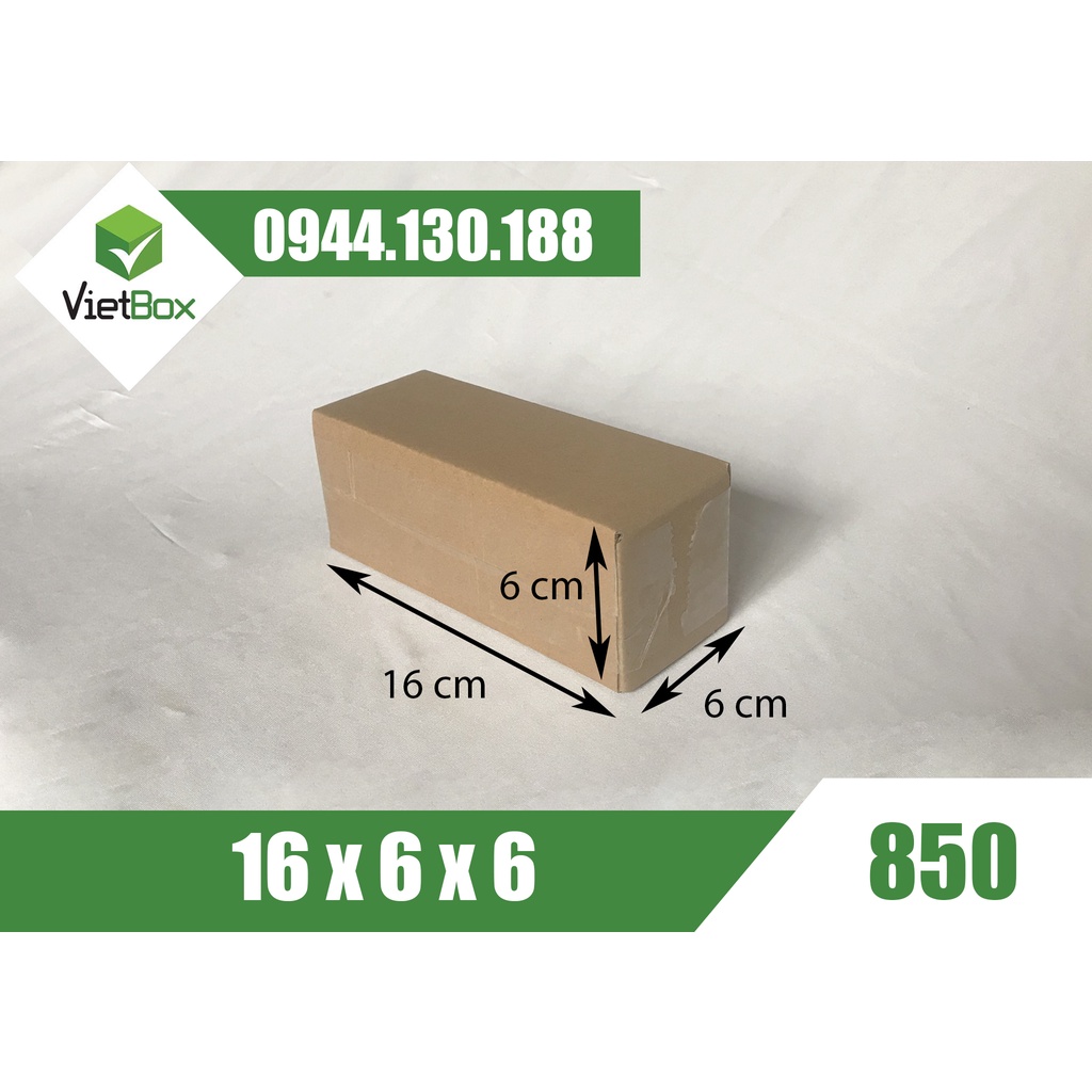 Combo 40 hộp carton 16x6x6