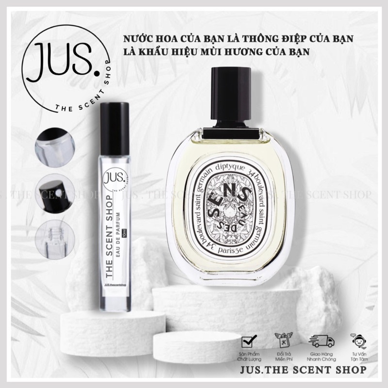 Nước hoa dùng thử Diptyque Eau Des Sens [ 𝐉𝐔𝐒.𝐓𝐡𝐞𝐬𝐜𝐞𝐧𝐭 ]