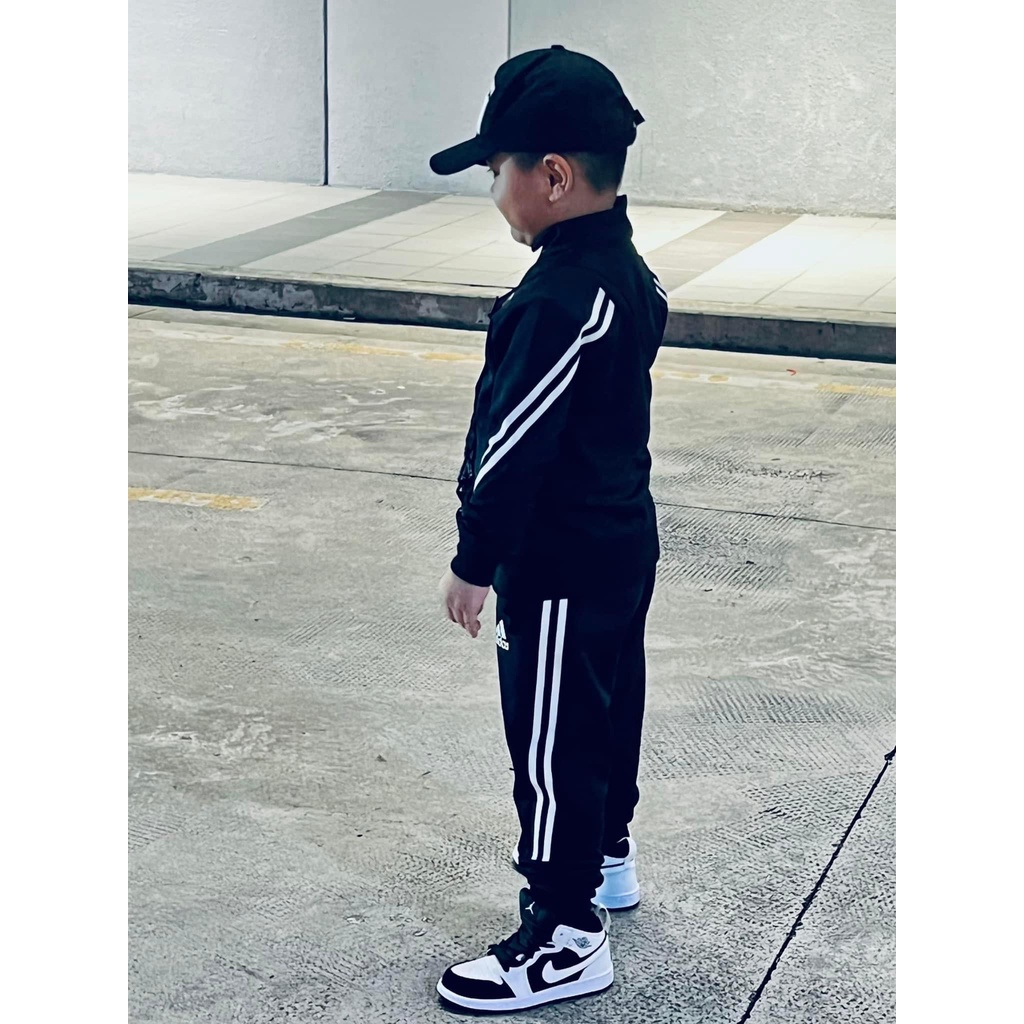 Bộ thể thao ADIDAS màu đen sành điệu cho bé trai và bé gái  SHOP BÉ TÔM KIDS