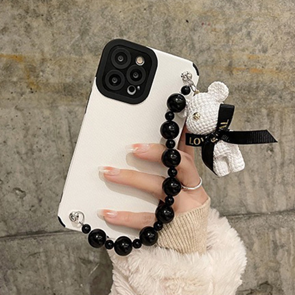 Ốp Điện Thoại Da Silicon Hình Gấu 3D Cho iPhone 11 12 13 14 Pro MAX 11Pro 12Pro 13Pro 7 8 Plus X XR XS MAX SE 2020 2022