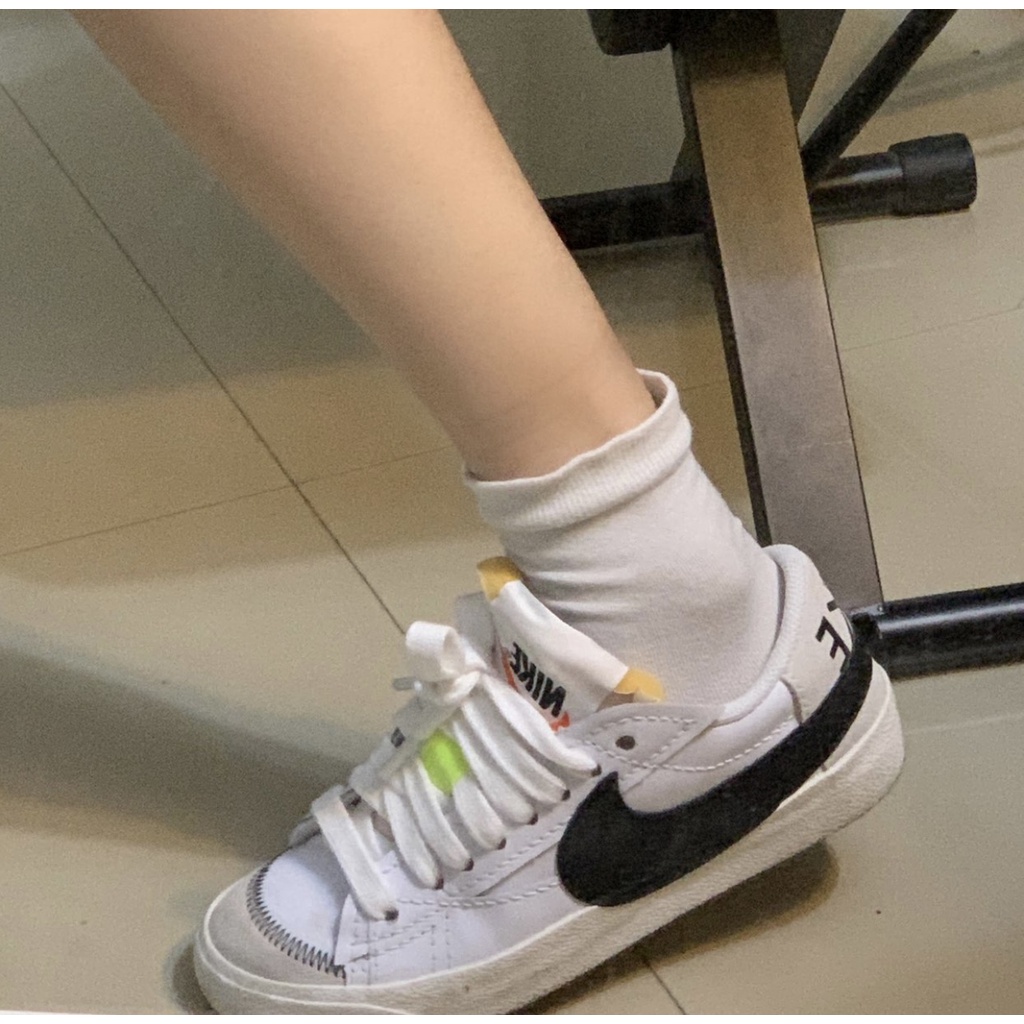 Giày Nike Blazer Low '77 Jumbo White Black
