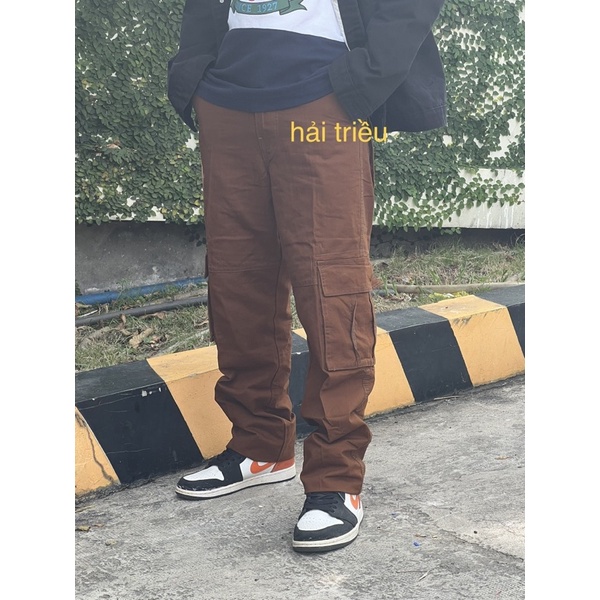 Quần kaki nam túi hộp dài cao cấp HT11