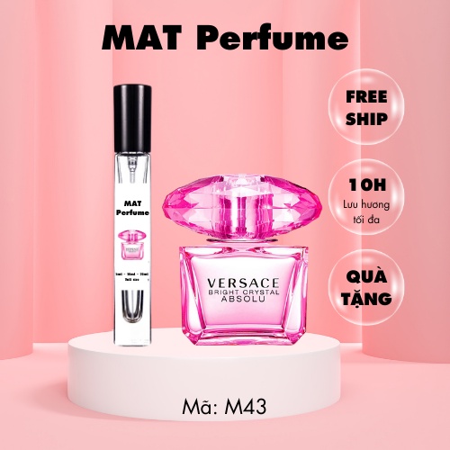 Nước hoa nữ Versace Bright Crystal Absolu - M43