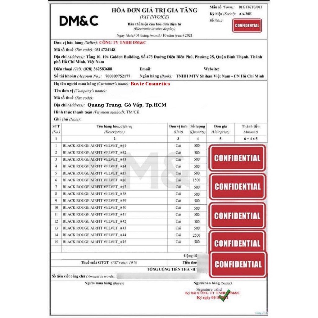 Son Black Rouge Air Fit Velvet A06/A12/A15