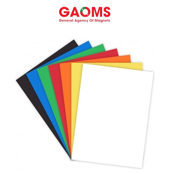Nam châm lá dạng tấm A4 GAOMS, dễ cắt và sử dụng tiện lợi