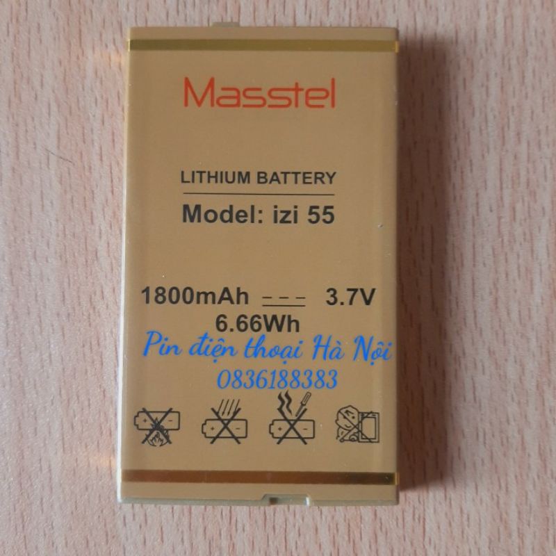 Pin Masstel Izi 55 4G- Chính hãng - Bảo hành 6 tháng