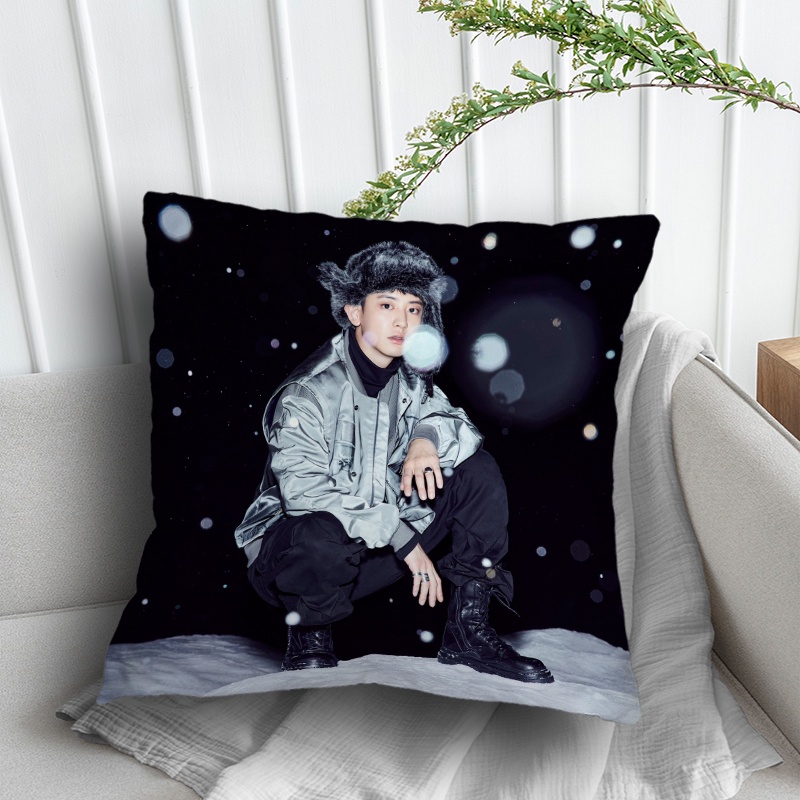 Vỏ Gối Polyester Một Mặt In Hình EXO Xiumin /Suho /Chen /Chanyeol /Kai / Sehun Trang Trí Nhà Cửa / Xe Hơi