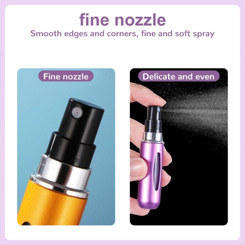Chai Đựng Nước Hoa 5ml Bằng Nhôm Màu Sắc Kẹo Ngọt Tiện Dụng