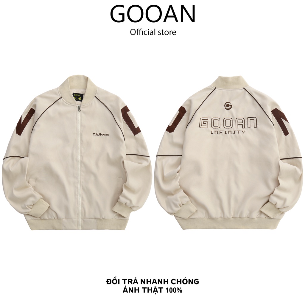 Áo khoác Bomber Varsity infinity Gooan