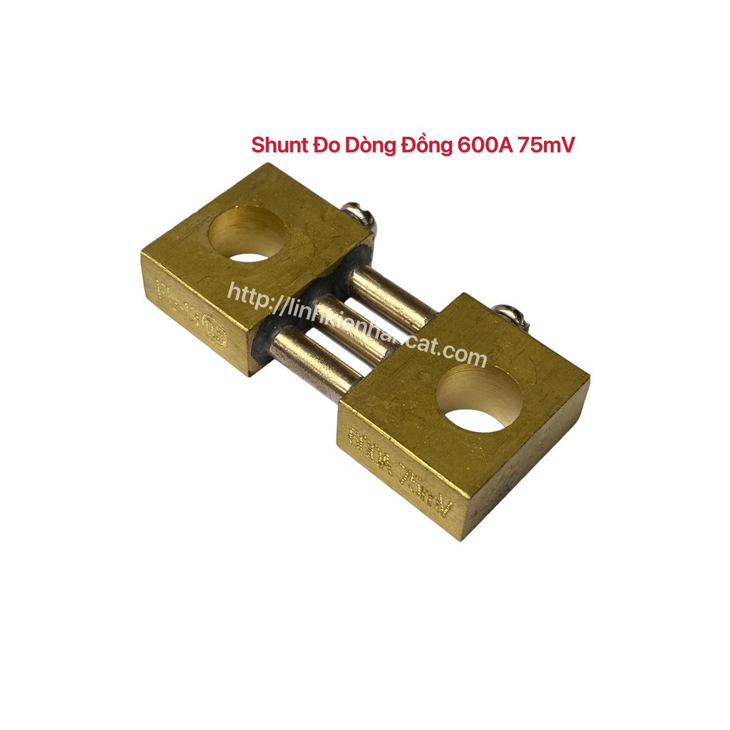 Shunt Đo Dòng Đồng 600A 75mV