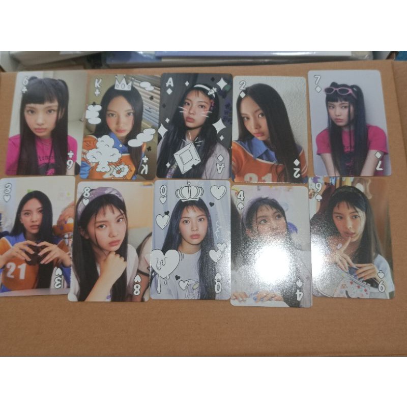 Tách lẻ set thẻ ảnh nhóm nhạc newjeans official theo thành viên nhóm newjeans ssgt 2023 chính hãng