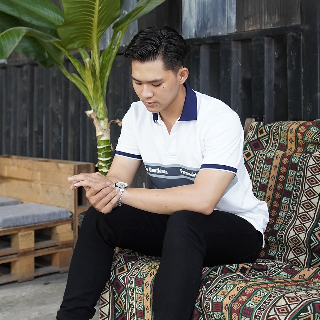 Áo thun nam POLO trơn vải cá sấu cao cấp ngắn tay - POLO PASS PERSONABLE