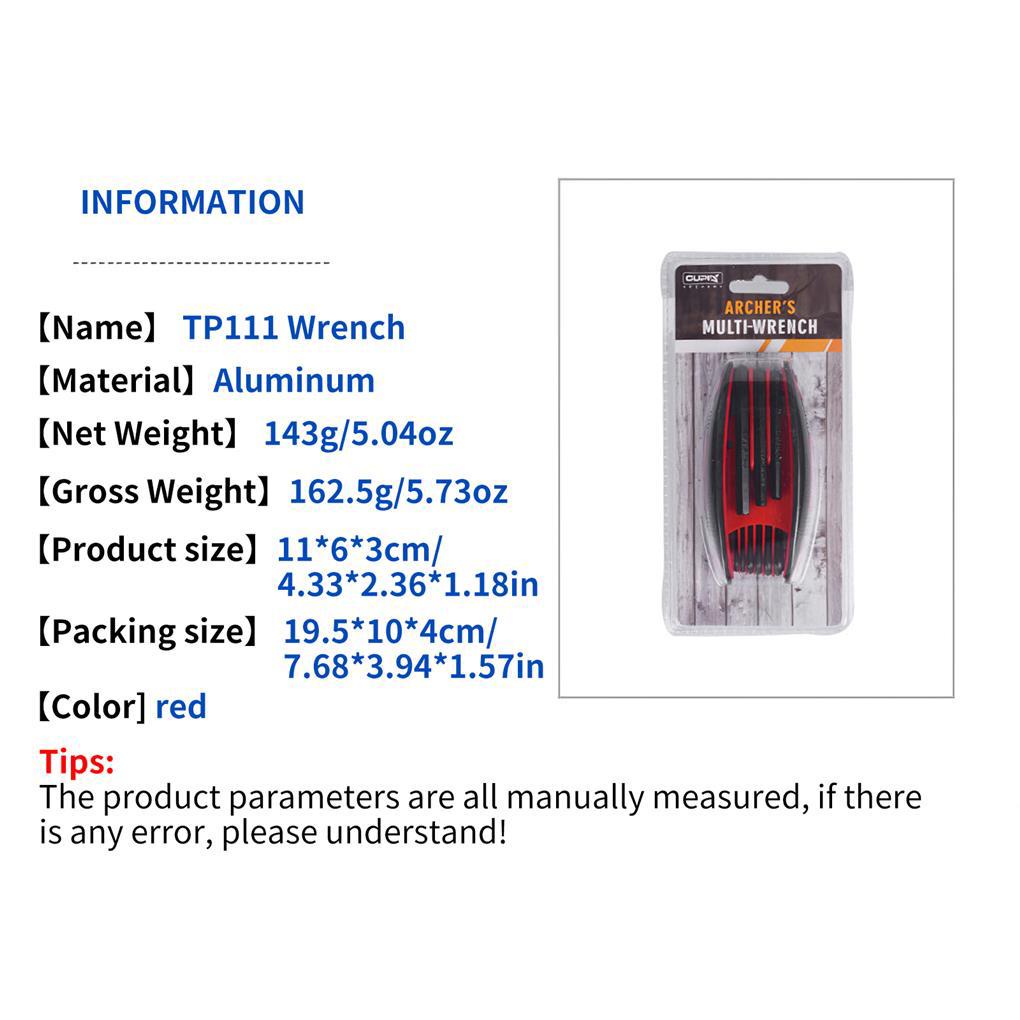 Cờ Lê Lục Giác Có Tay Cầm Bằng Nhôm Và Cao Su Gấp Gọn Đa Năng Tiện Lợi Dành Cho Đi Du Lịch