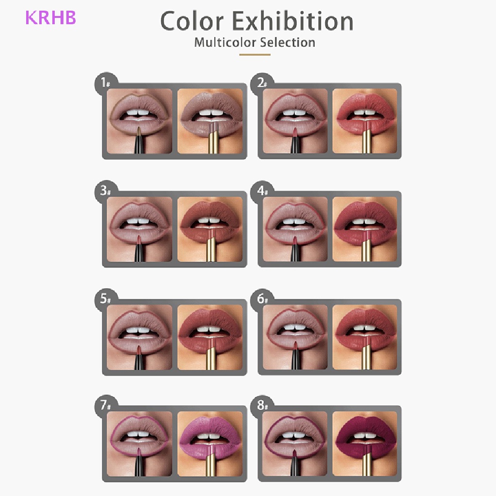 Son Môi KRHB 2 Trong 1 Chống Thấm Nước Và Lâu Trôi Cao Cấp