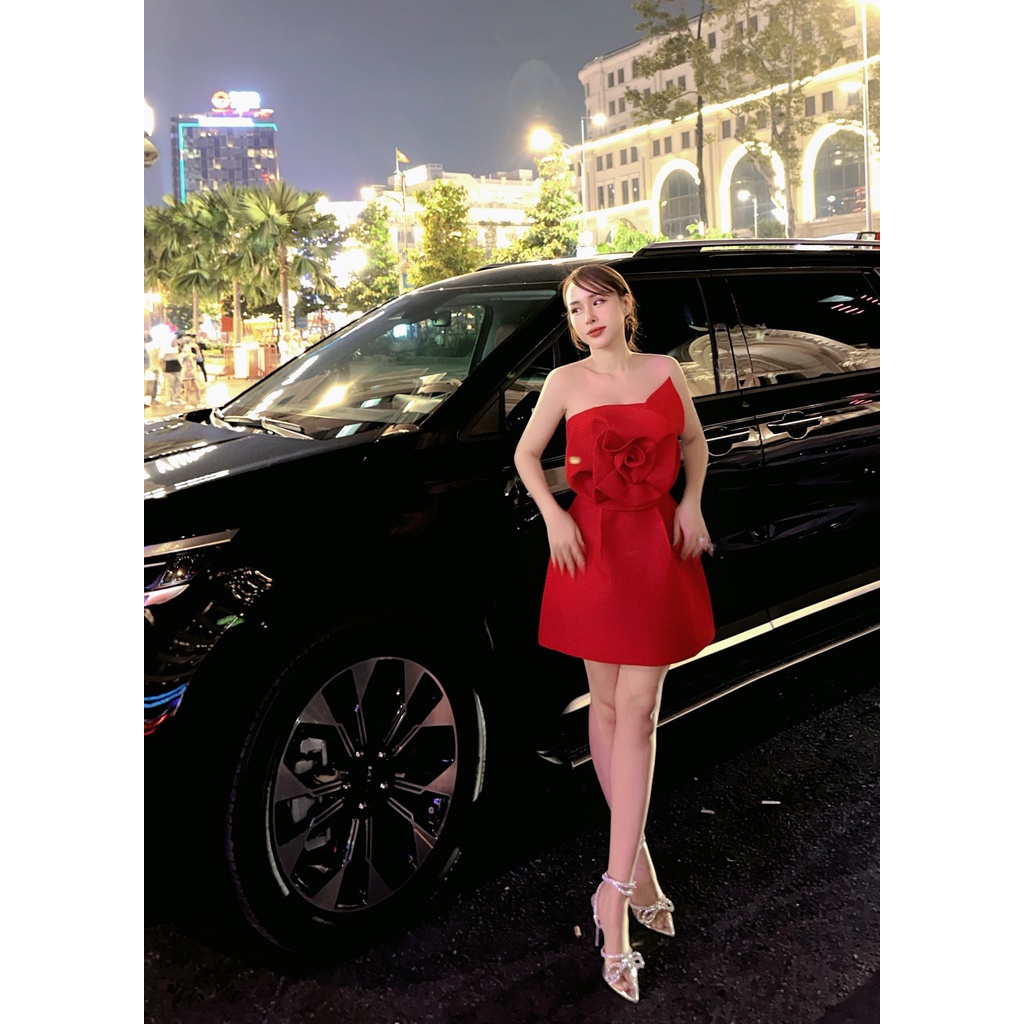 ĐẦM XỐP XÒE 1 HOA - QA03088