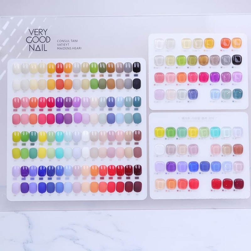 Set sơn gel Very Good Nail 60 màu Bộ sơn gấu tone màu Hàn Quốc