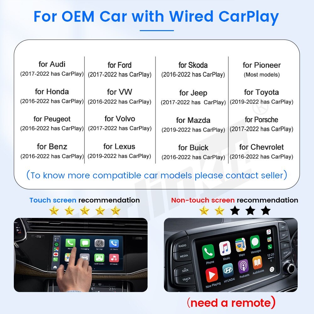 CARLINKIT Android AI Box TBOX PLUS – Biến Màn Hình Zin Theo Xe Thành Màn Hình Android, Ram 4GB Rom 64GB