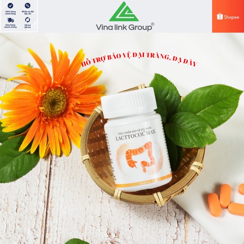 Lacttocol max thực phẩm bảo vệ đường ruột, dạ dày [ Hàng chính hãng Vinalink Group ]