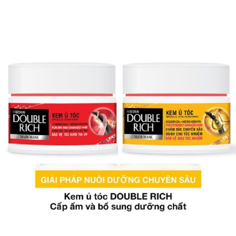 (1610) Kem ủ tóc Double Rich 150g