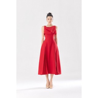 COEM | ĐẦM DỰ TIỆC SANG TRỌNG DÁNG XOÈ DÀI KÍN ĐÁO VẢI COTTON 2 LỚP - TIÊN DRESS