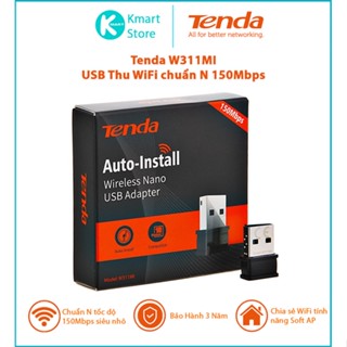 Tenda USB kết nối Wifi W311Mi tốc độ 150Mbps - Hàng chính hãng