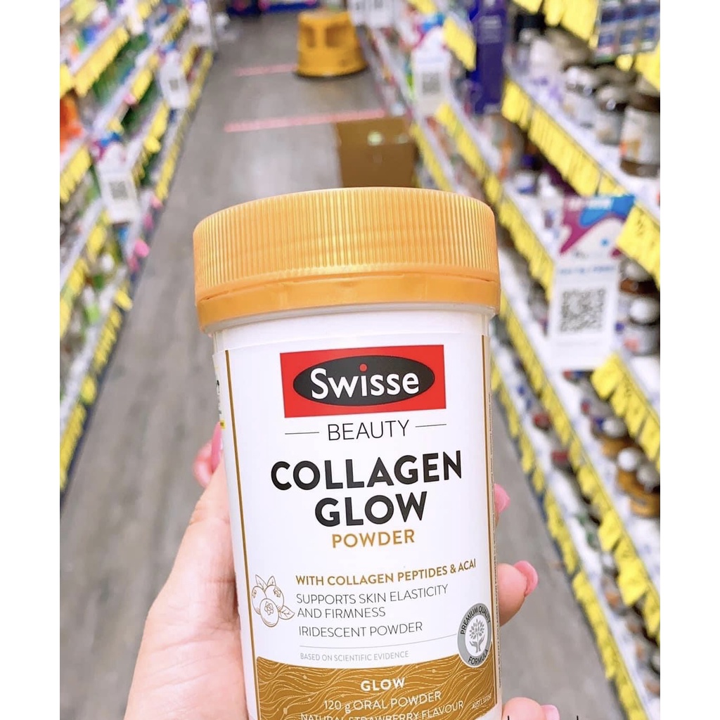 Collagen bột Swisse Beauty Collagen Glow
