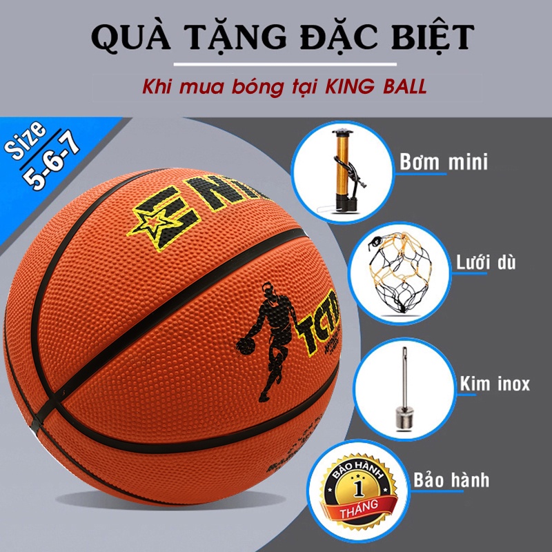 Quả Bóng Rổ Cao Su Số 5 6 7 ENIT, Banh Bóng Rổ Chính Hãng Bách Hiền Đủ Size Trẻ Em Người Lớn Giá Rẻ Thi Đấu Tập Luyện