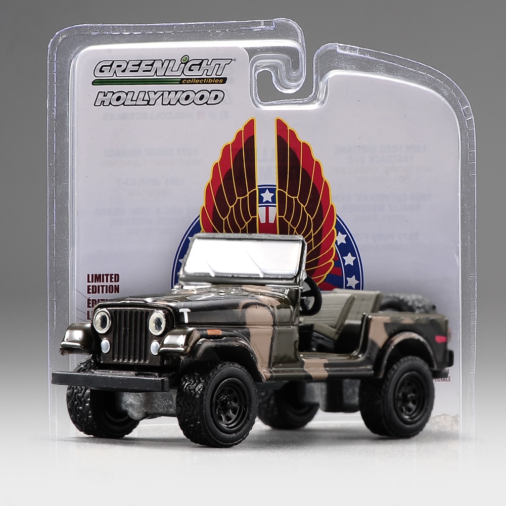 Greenlight Mô Hình Xe Hơi JEEP CJ-7 1981 Bằng Hợp Kim Tỉ Lệ 1 / 64