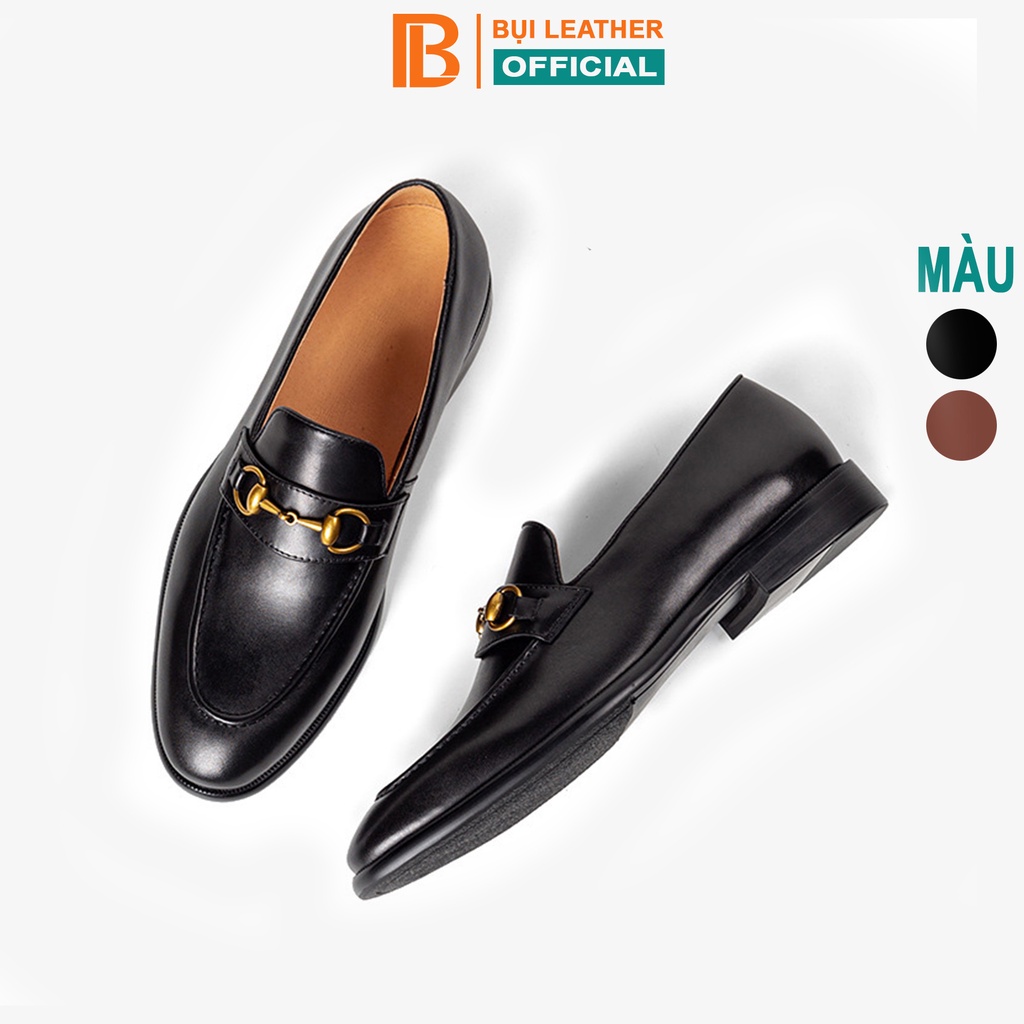 Giày Loafer da Nappa G126 cao cấp Bụi leather - bảo hành 12 tháng