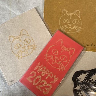 [An Lâm] Tranh in "Cat" giấy Dó