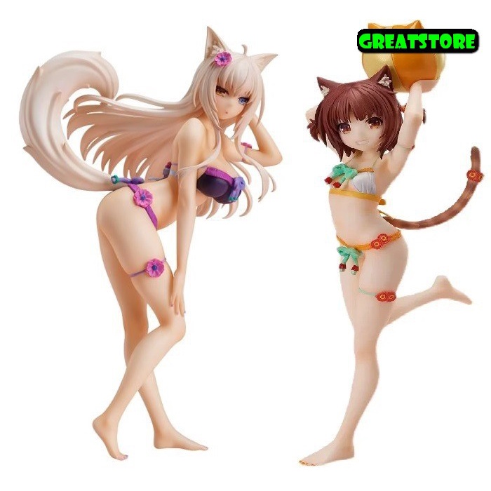 Mô hình Nekopara và Coconut Swimsuit sexy figure 15 cm