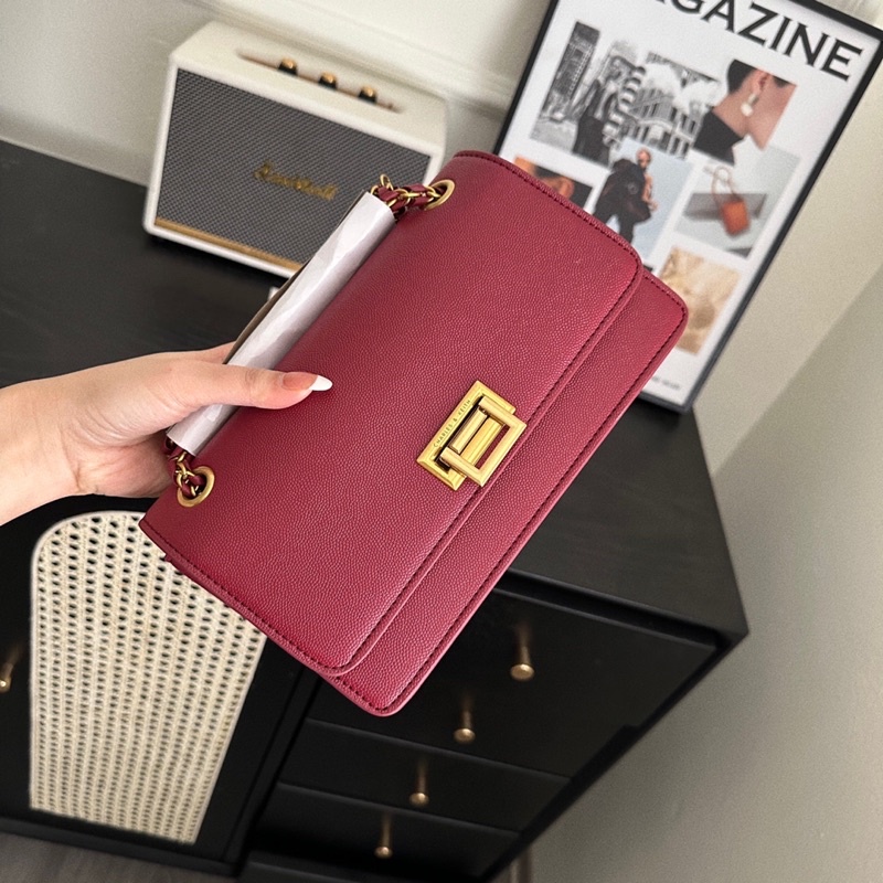 TÚI CNK ĐỎ SẪM BẢN MỚI