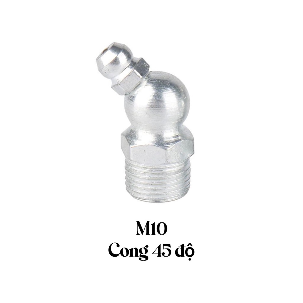 Vú mỡ M6,M8,M10 các loại thẳng, 45 độ, 90 độ