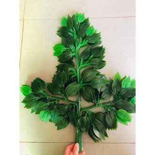 1 cành lá si giả dùng cắm bình bông, làm cây giả, trang trí nhà cửa- lá giả- cây giả- phụ kiện trang trí