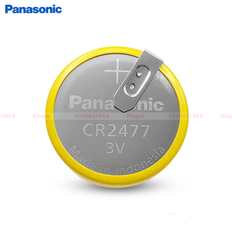 Pin nồi cơm Nhật Panasonic CR2477 hàn chân