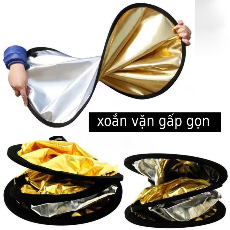 Tấm hắt sáng chụp ảnh, tấm phản quang màu bạc/vàng