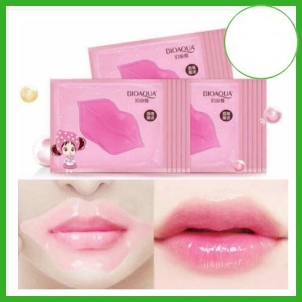 Mặt nạ dưỡng môi co.llagen nội địa trung giảm thâm môi làm mềm môi Muzini MN03