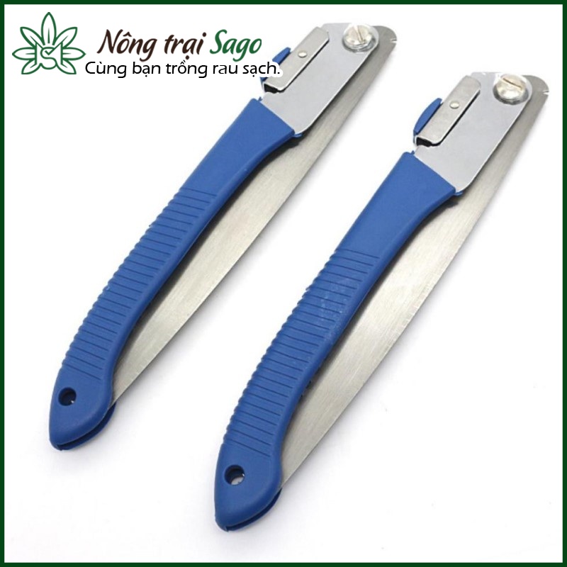Cưa cầm tay gấp gọn dài 56 cm, độ bền cao, tiện dụng, có khóa an toàn, sắt nhọn - Dụng cụ làm vườn Nông Trại Sago